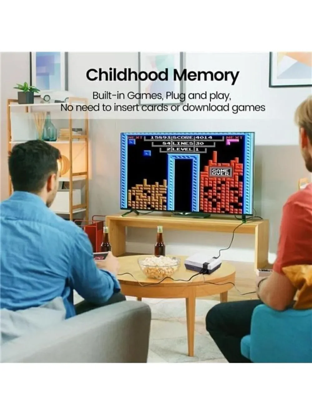 MINI 620 Games NES Entertainment System Classic Edition Console Bundle Mario NEW